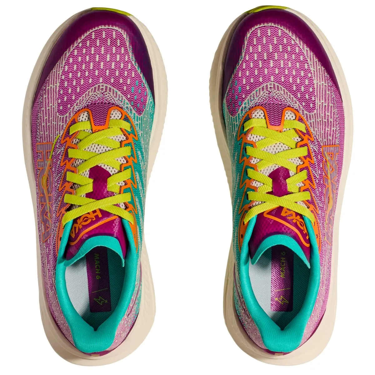 Hoka One One Kid's (Grade School) Mach 6 Fuchsia Hoka One One Shoes