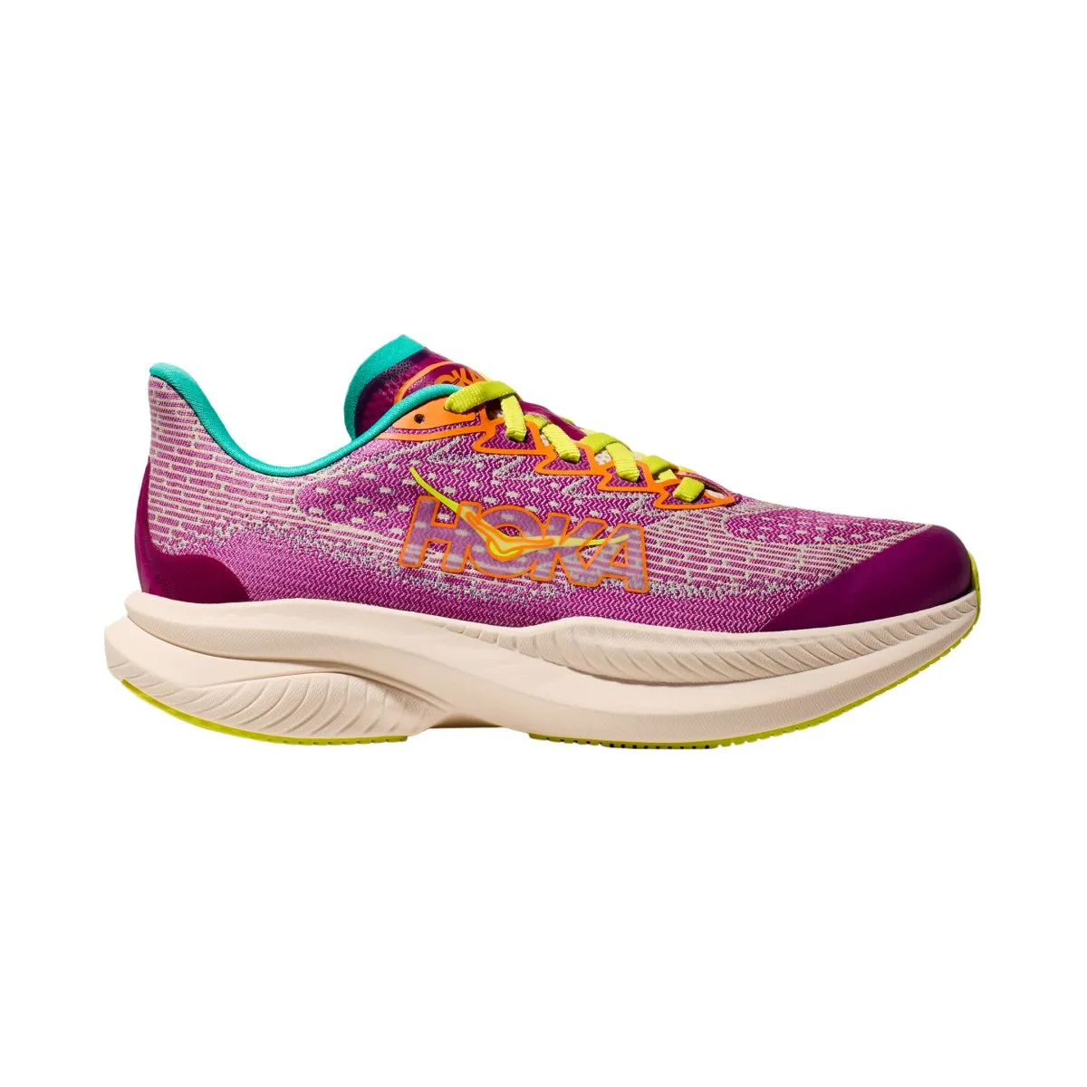 Hoka One One Kid's (Grade School) Mach 6 Fuchsia Hoka One One Shoes
