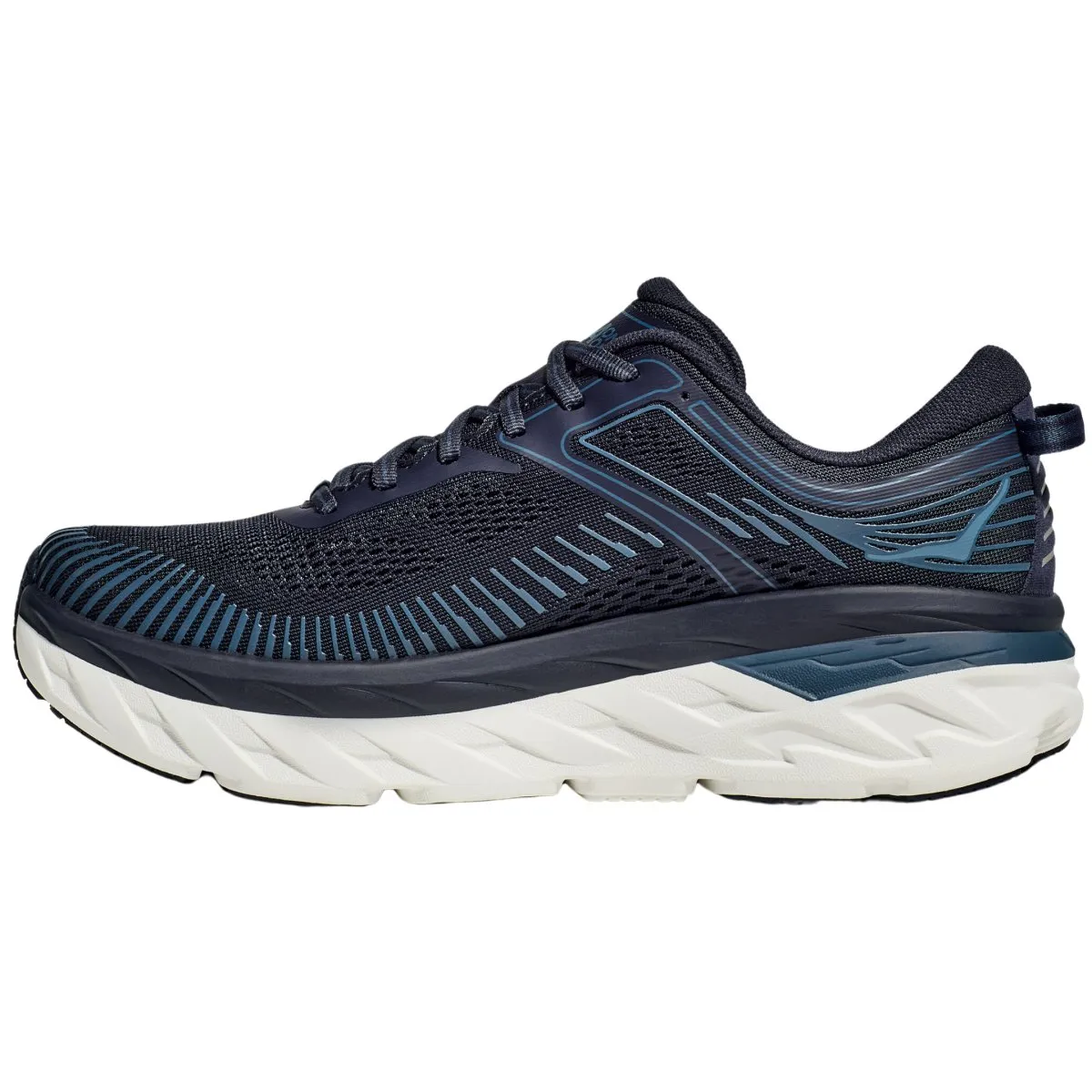 Hoka One One Men's Bondi 7 Outerspace/White Hoka One One Shoes