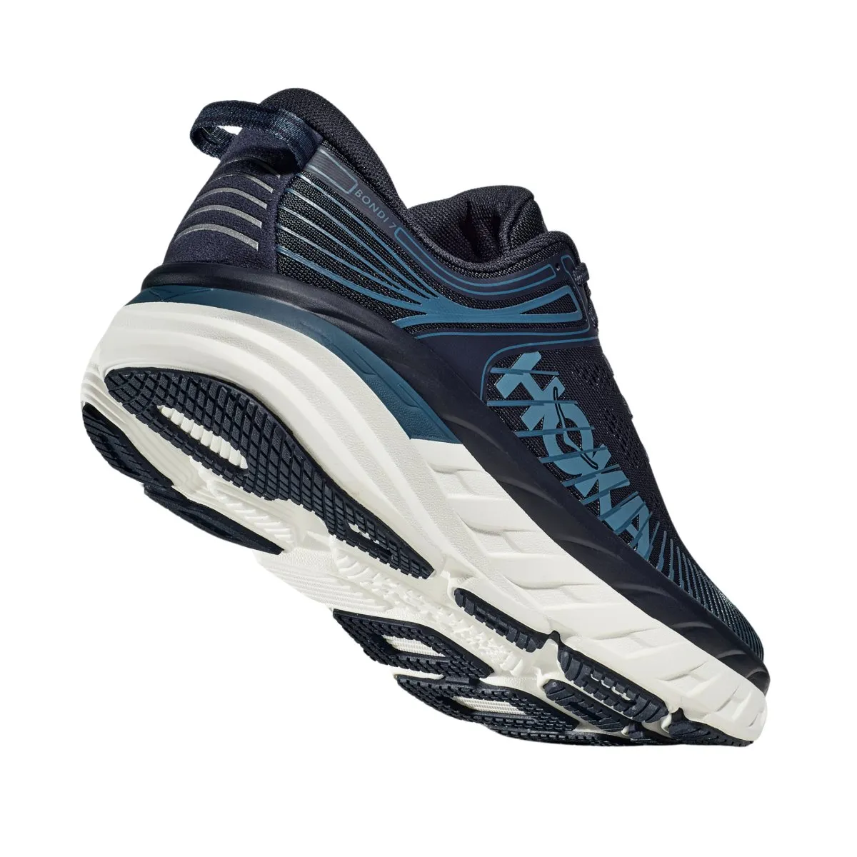 Hoka One One Men's Bondi 7 Outerspace/White Hoka One One Shoes
