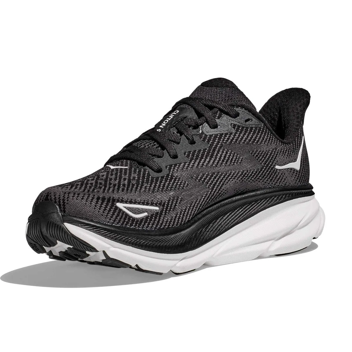 Hoka One One Men's Clifton 9 Black/White Hoka One One Shoes