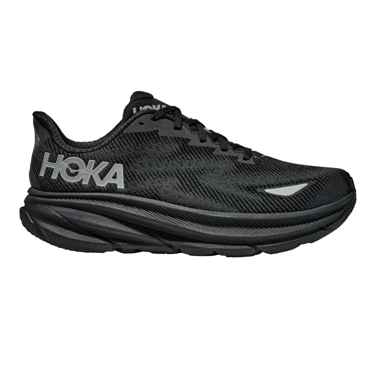 Hoka One One Women's Clifton 9 Black/Black Gore-Tex Hoka One One Shoes