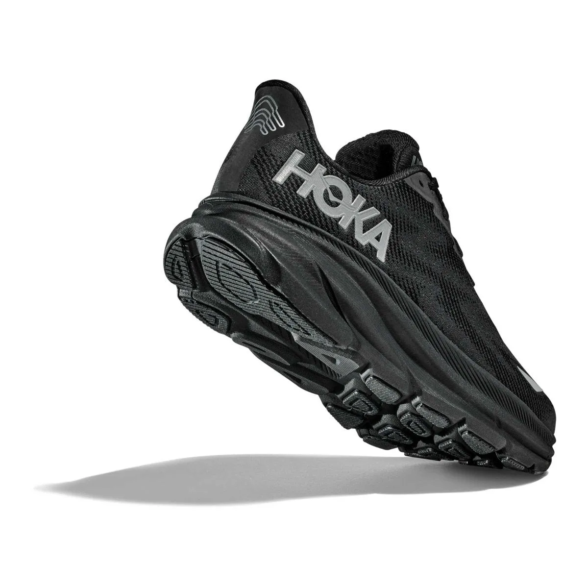Hoka One One Women's Clifton 9 Black/Black Gore-Tex Hoka One One Shoes