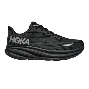Hoka One One Women's Clifton 9 Black/Black Gore-Tex Hoka One One Shoes