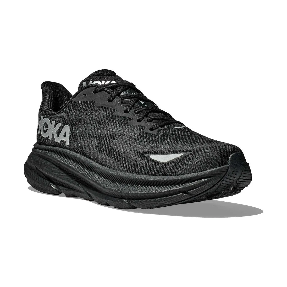 Hoka One One Women's Clifton 9 Black/Black Gore-Tex Hoka One One Shoes