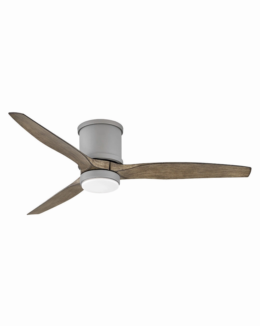 Hover Flush 52"Ceiling Fan Graphite hugger fans for rooms with low ceilings