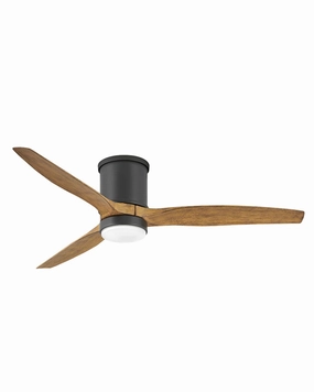 Hover Flush 52"Ceiling Fan Matte Black hugger fans for rooms with low ceilings