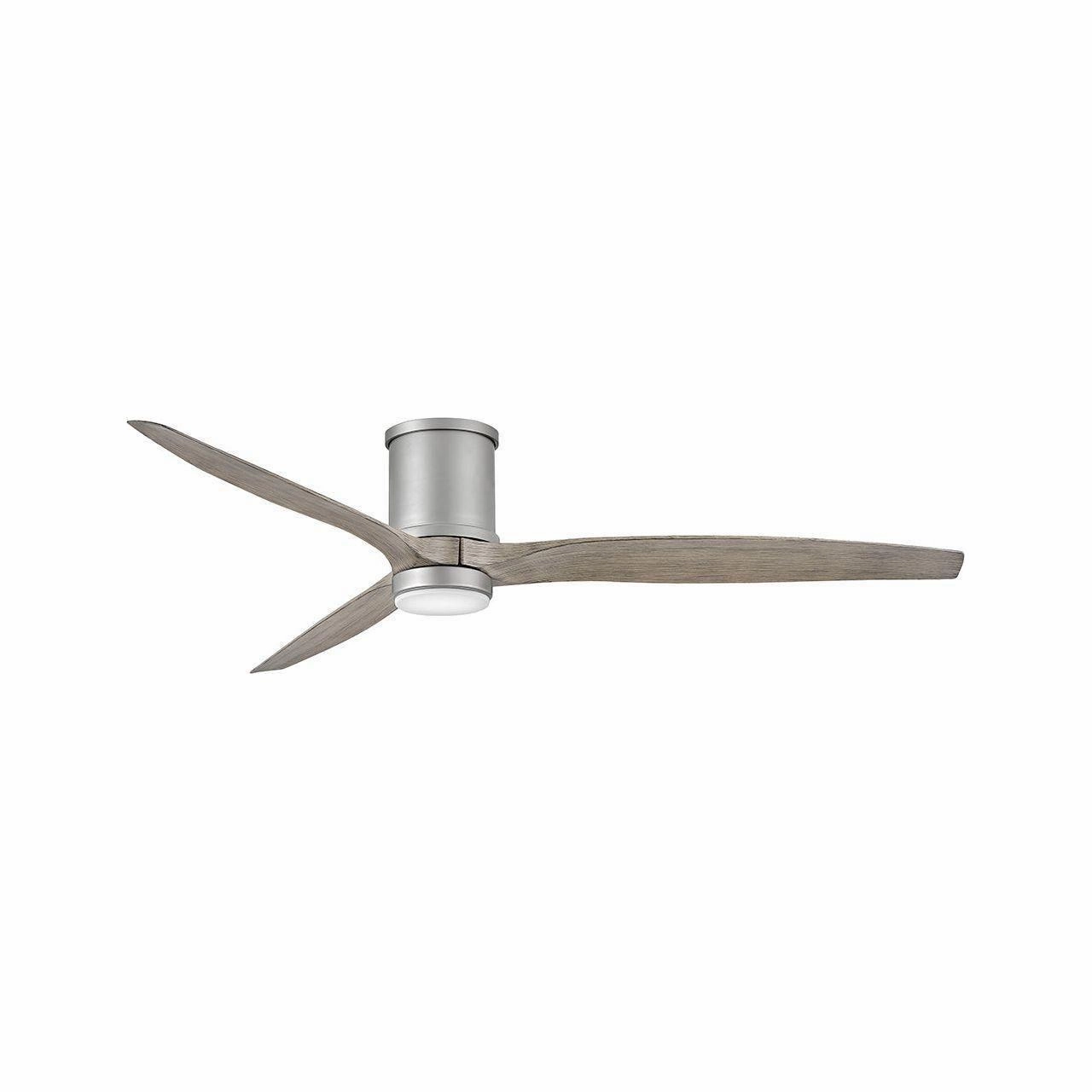 Hover Flush 72" LED Fan quiet ceiling fans with remote control