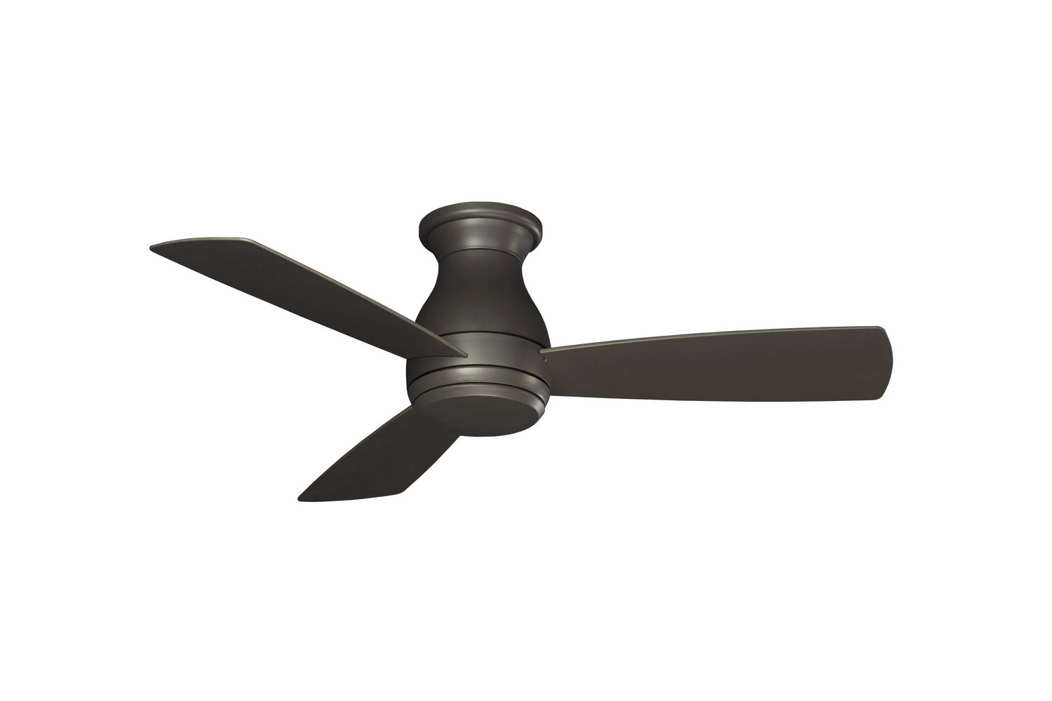 Hugh 44 44"Ceiling Fan Matte Greige hugger fans for rooms with low ceilings