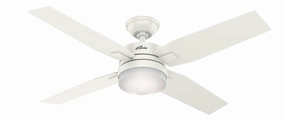 Hunter 50"Ceiling Fan whisper-quiet fans for indoor comfort