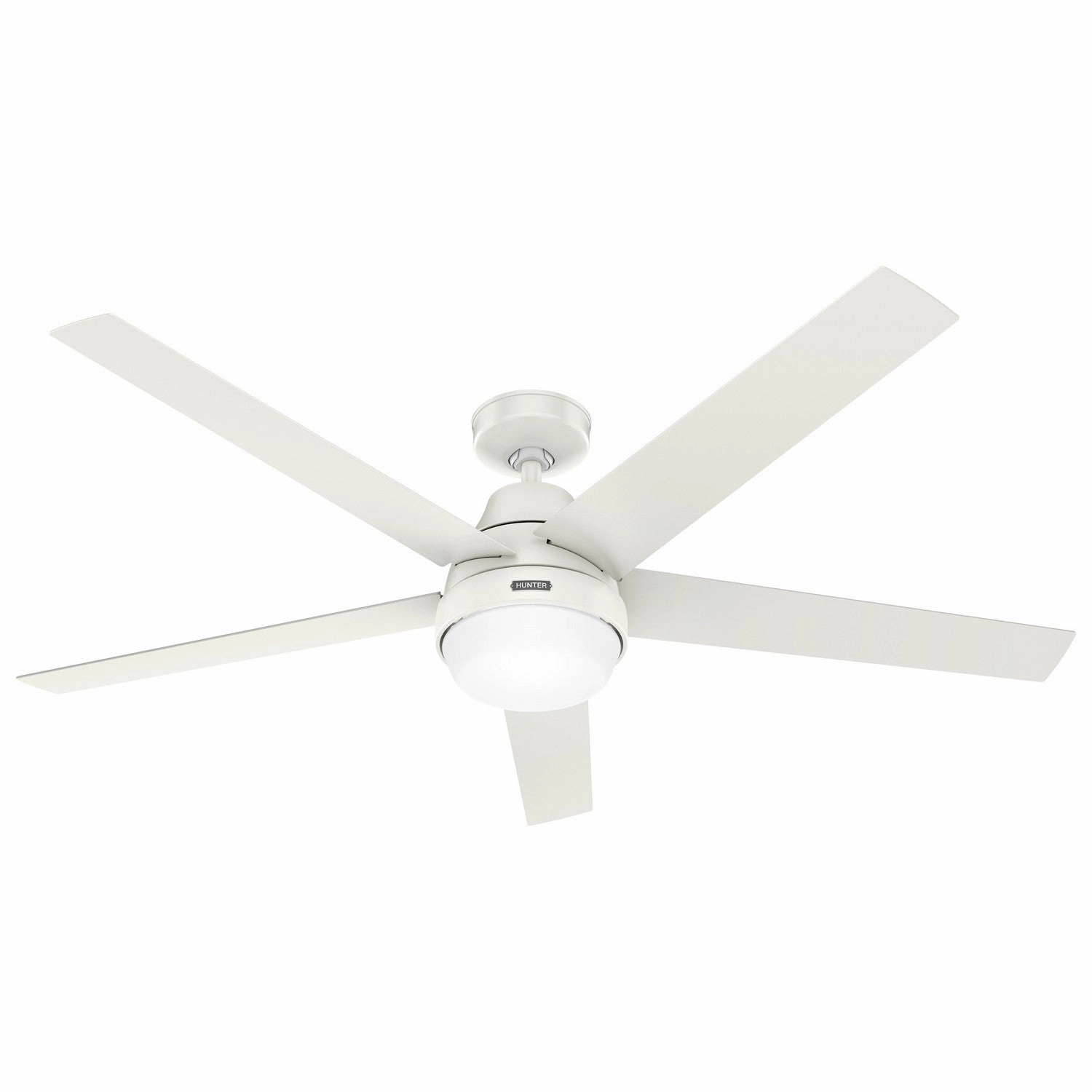 Hunter Aerodyne | Ceiling Fan with 9W A19 & Integrated Control System - Handheld quiet indoor fans for bedrooms and offices