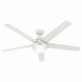 Hunter Aerodyne | Ceiling Fan with 9W A19 & Integrated Control System - Handheld quiet indoor fans for bedrooms and offices