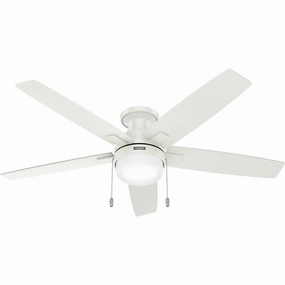 Hunter Anisten | Ceiling Fan with 7W A15 & Pull Chain compact indoor fans for apartment use