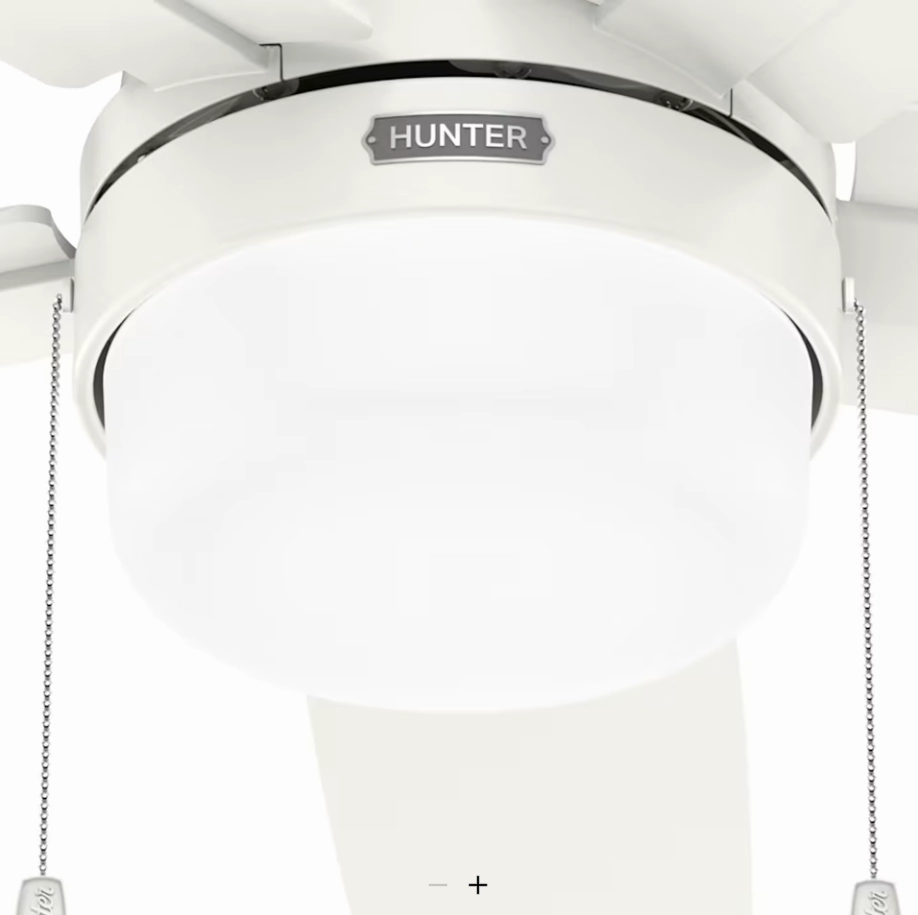Hunter Fan Anisten Pull Chain Ceiling Fan with 13W LED