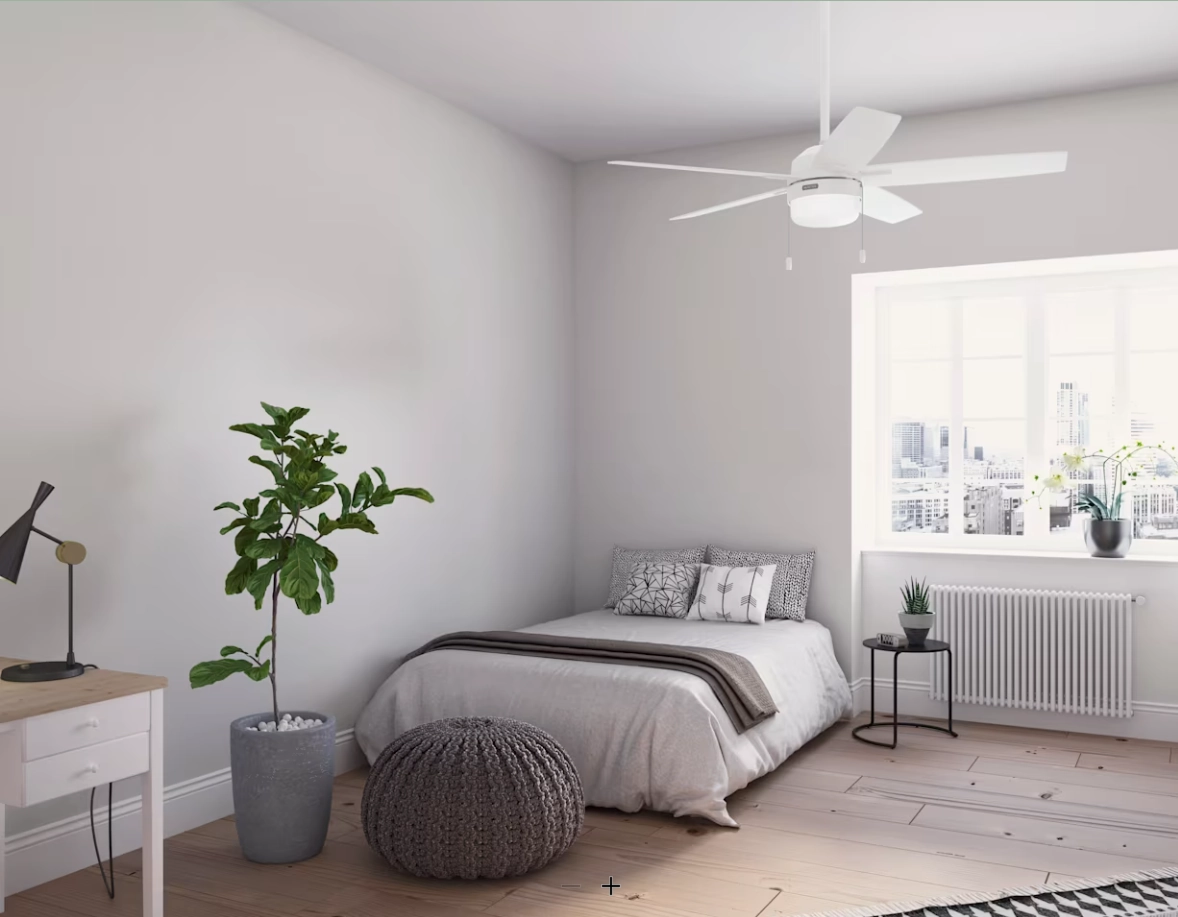 Hunter Fan Anisten Pull Chain Ceiling Fan with 13W LED