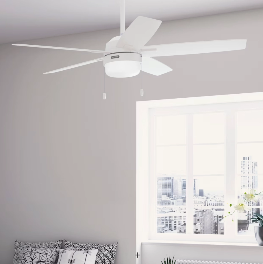 Hunter Fan Anisten Pull Chain Ceiling Fan with 13W LED