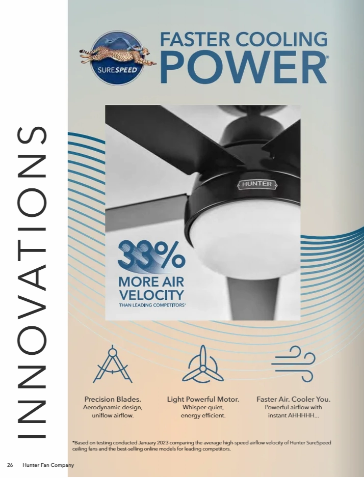 Hunter Fan Beck Pull Chain Ceiling Fan with 18W LED