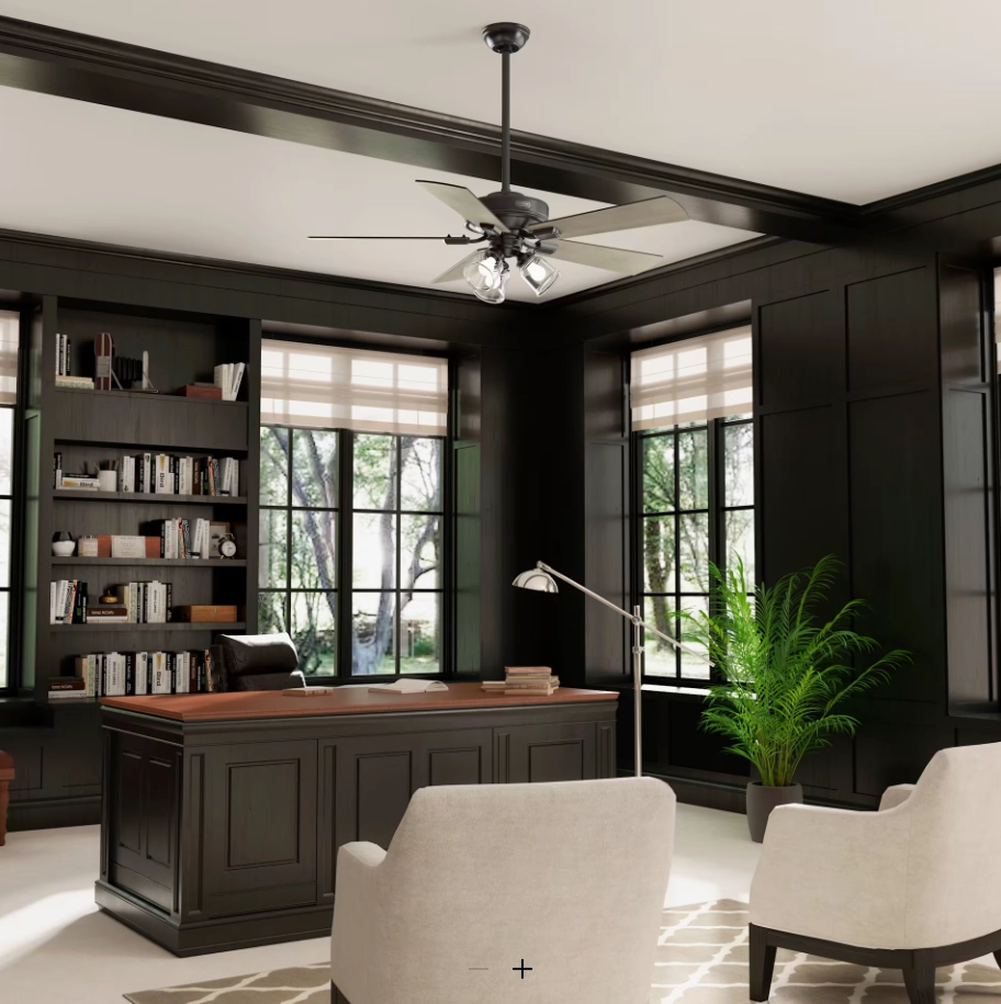 Hunter Fan Crestfield 52" Ceiling Fan with 21W LED and Remote