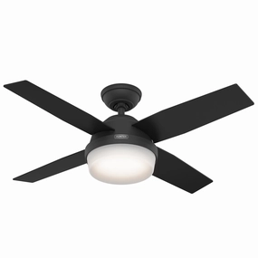 Hunter Fan Dempsey Indoor Ceiling Fan with 18W LED and Remote adjustable indoor fans for better cooling