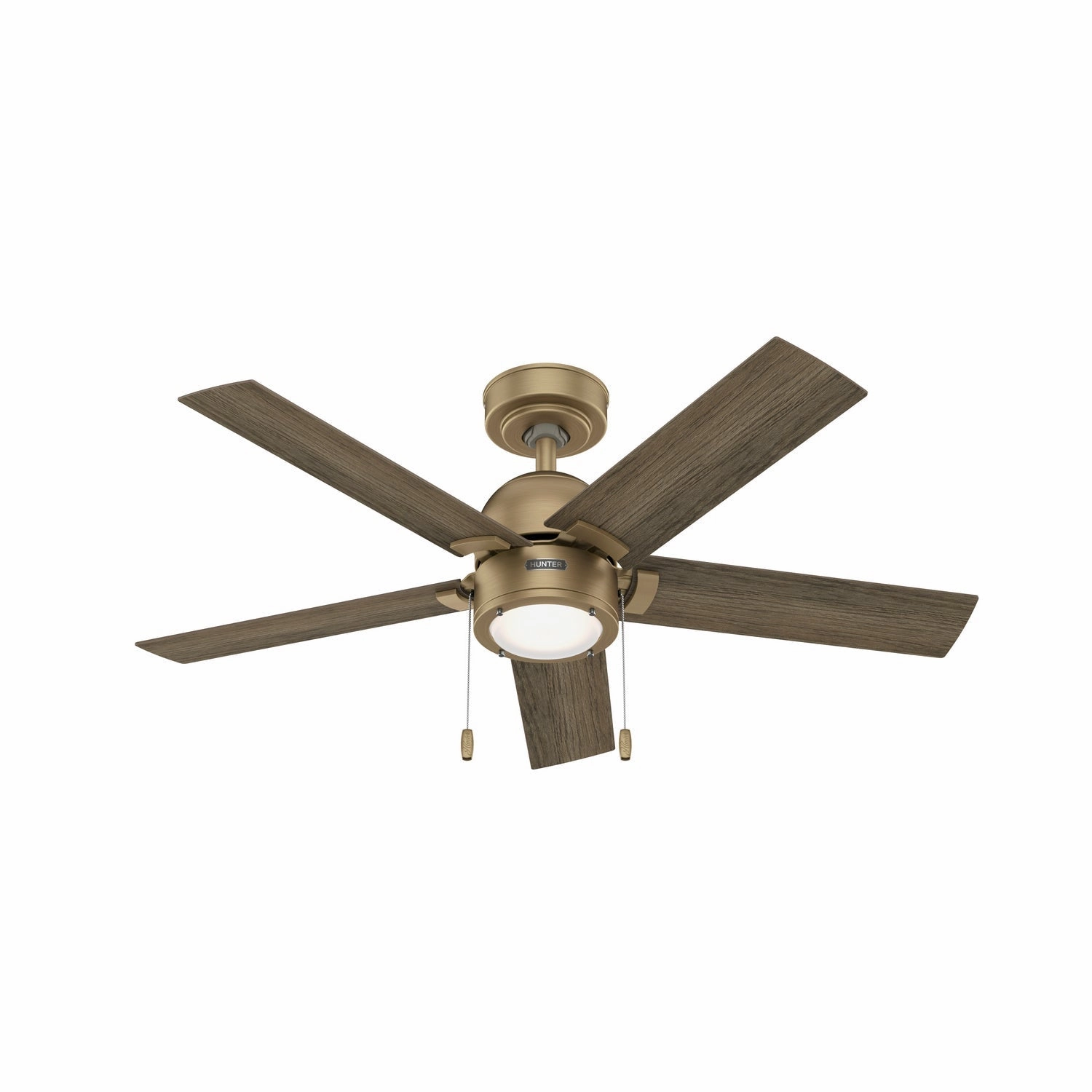Hunter Fan Erling Pull Chain Ceiling Fan with 18W LED Modern ceiling fan for home cooling