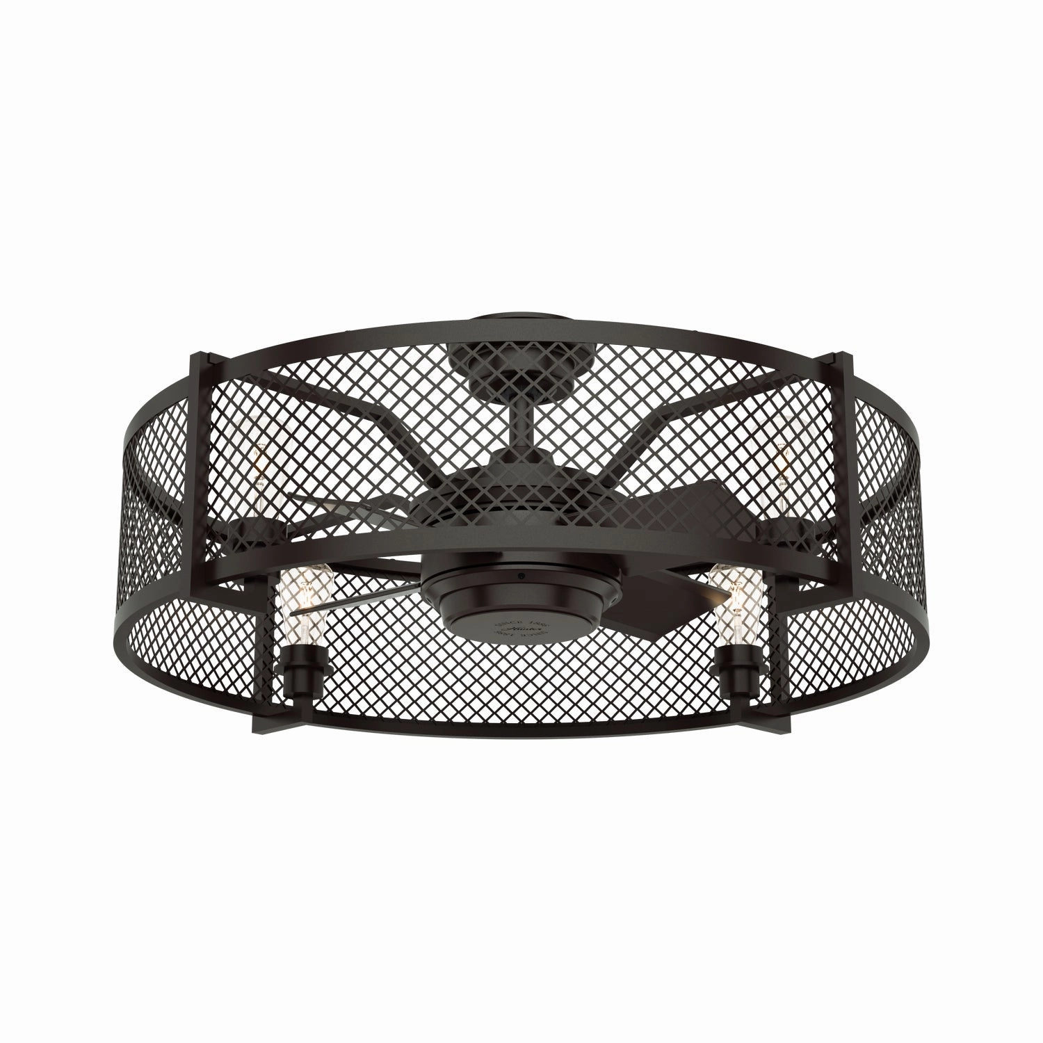 Hunter Fan Fennec 23" Fandelier Ceiling Fan with 21W LED and Wall Control in Noble Bronze chandelier ceiling fans for elegant decor