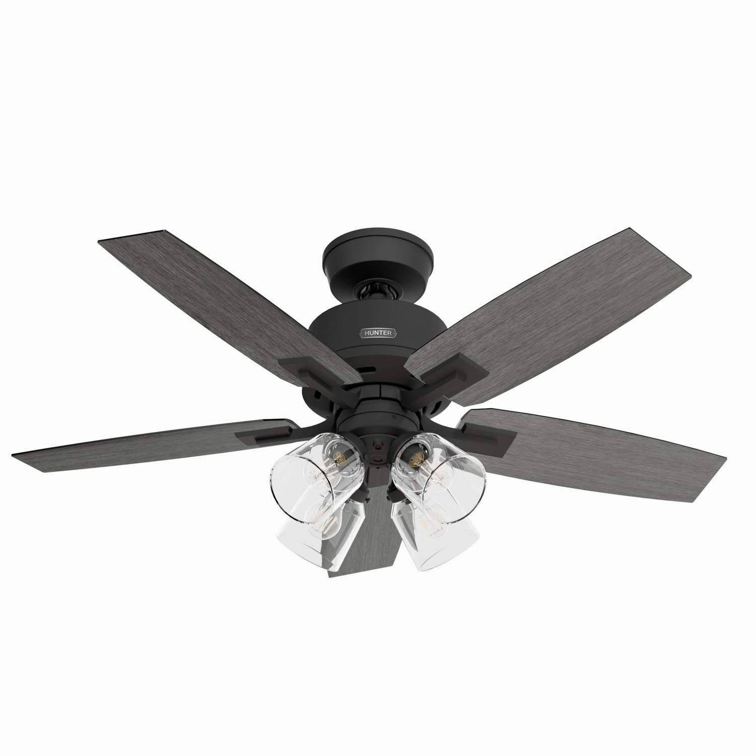 Hunter Fan Gatlinburg Indoor Ceiling Fan with 19W LED with Remote Modern ceiling fan for home cooling