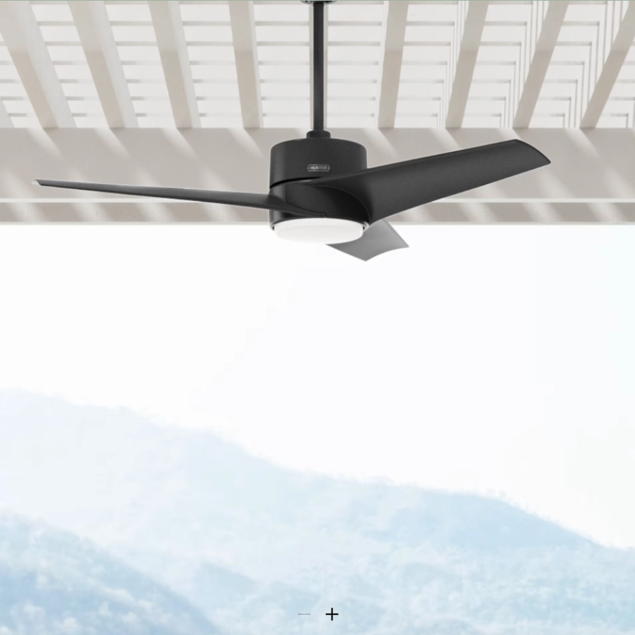 Hunter Fan Havoc 54" Indoor/Outdoor Ceiling Fan with 18W LED and Wall Control