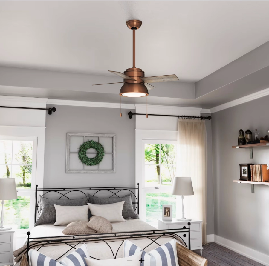 Hunter Fan Loki Pull Chain Ceiling Fan with 18W LED