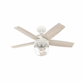 Hunter Fan Margo 44" Indoor Ceiling Fan with 5W LED and Remote compact indoor fans for apartment use