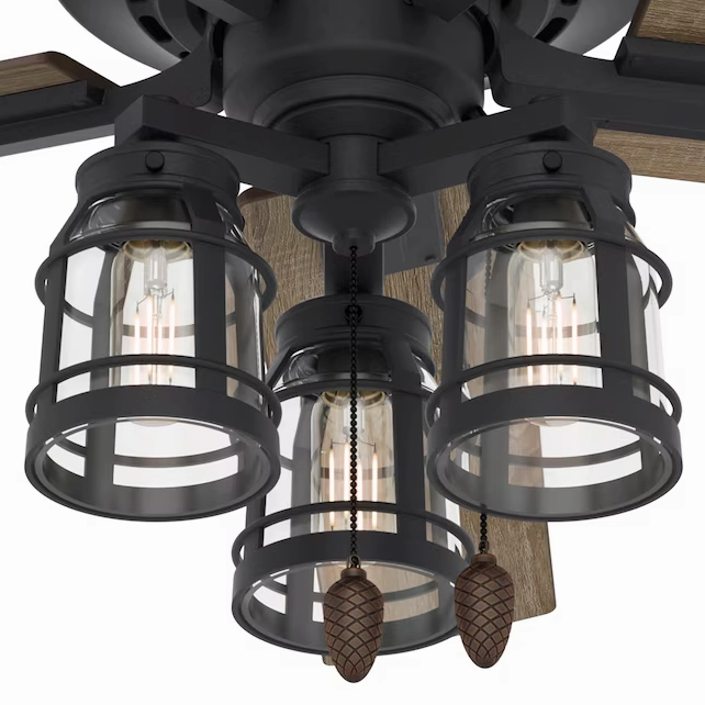 Hunter Fan Mt. Vista 52" Indoor Pull Chain Ceiling Fan with 10W LED