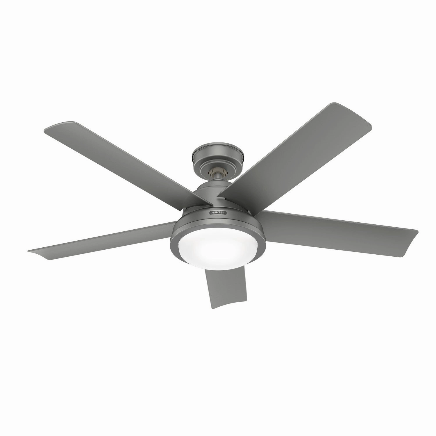 Hunter Fan Seawall 52" Outdoor Ceiling Fan with 20W LED with Wall Control low-noise indoor fans for peaceful settings