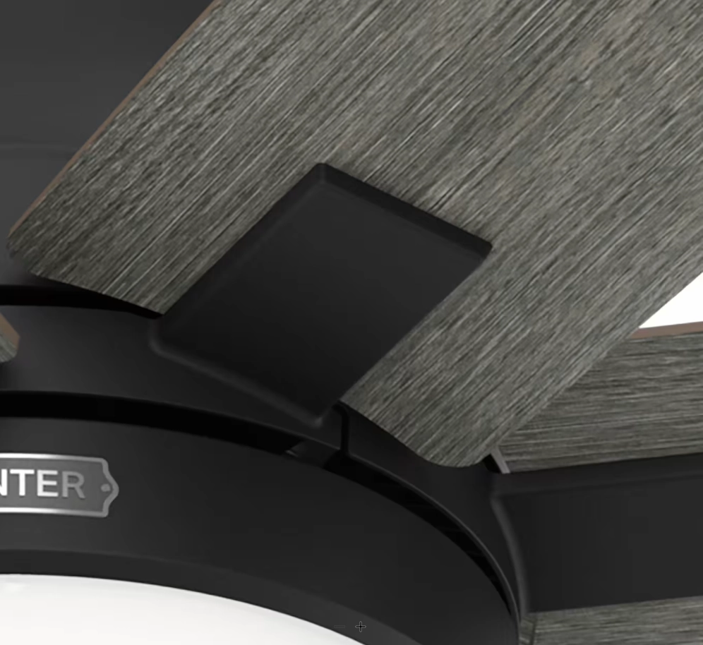 Hunter Fan Wilder 60" Indoor DC Ceiling Fan with 18W LED and Wall Control