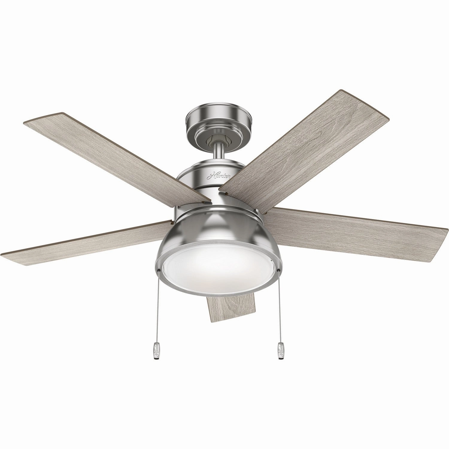 Hunter Lilliput | Ceiling Fan with 7W E26 & Pull Chain Energy-efficient ceiling fan with remote