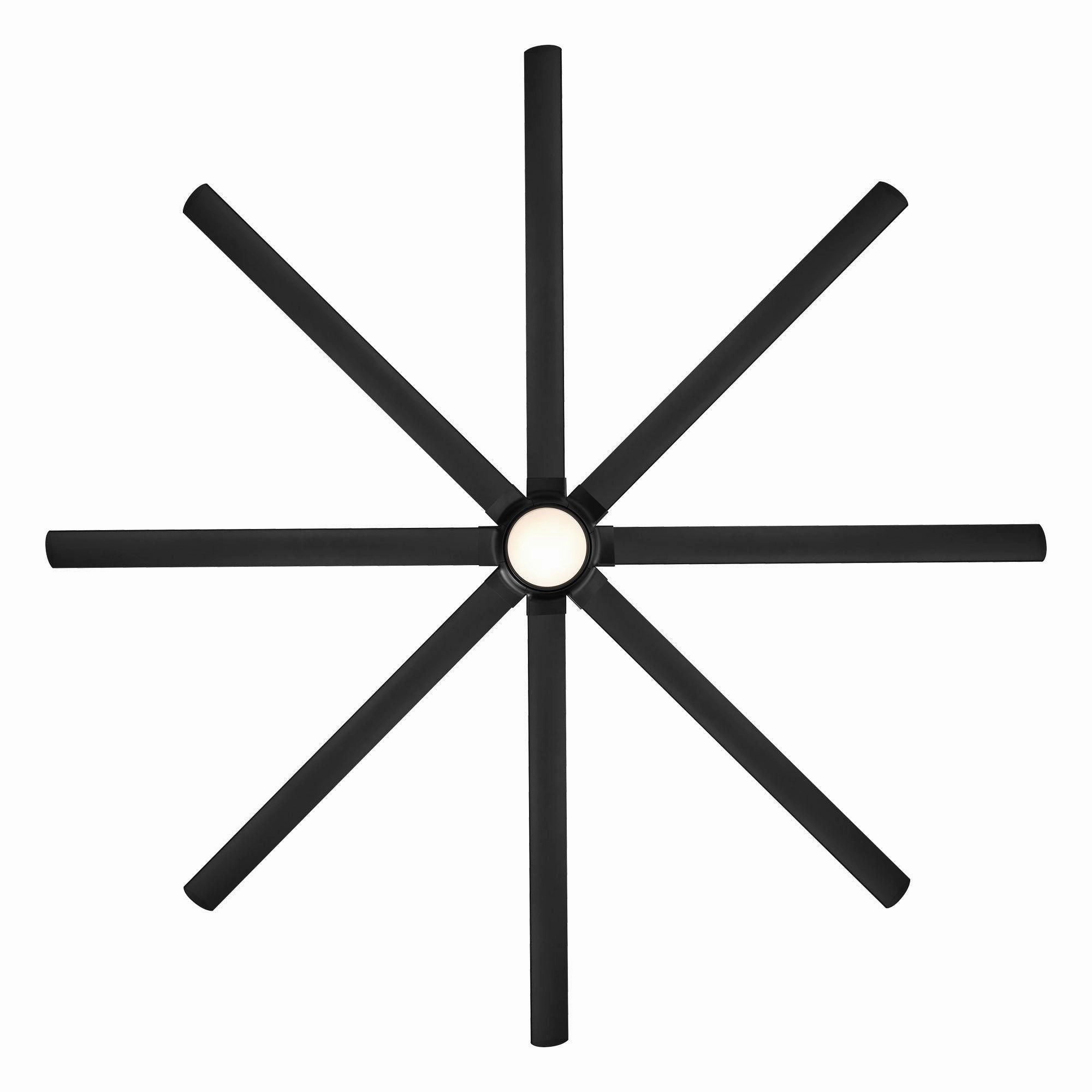 Hydra Indoor/Outdoor 8-Blade 120" Smart Ceiling Fan with LED Light Kit