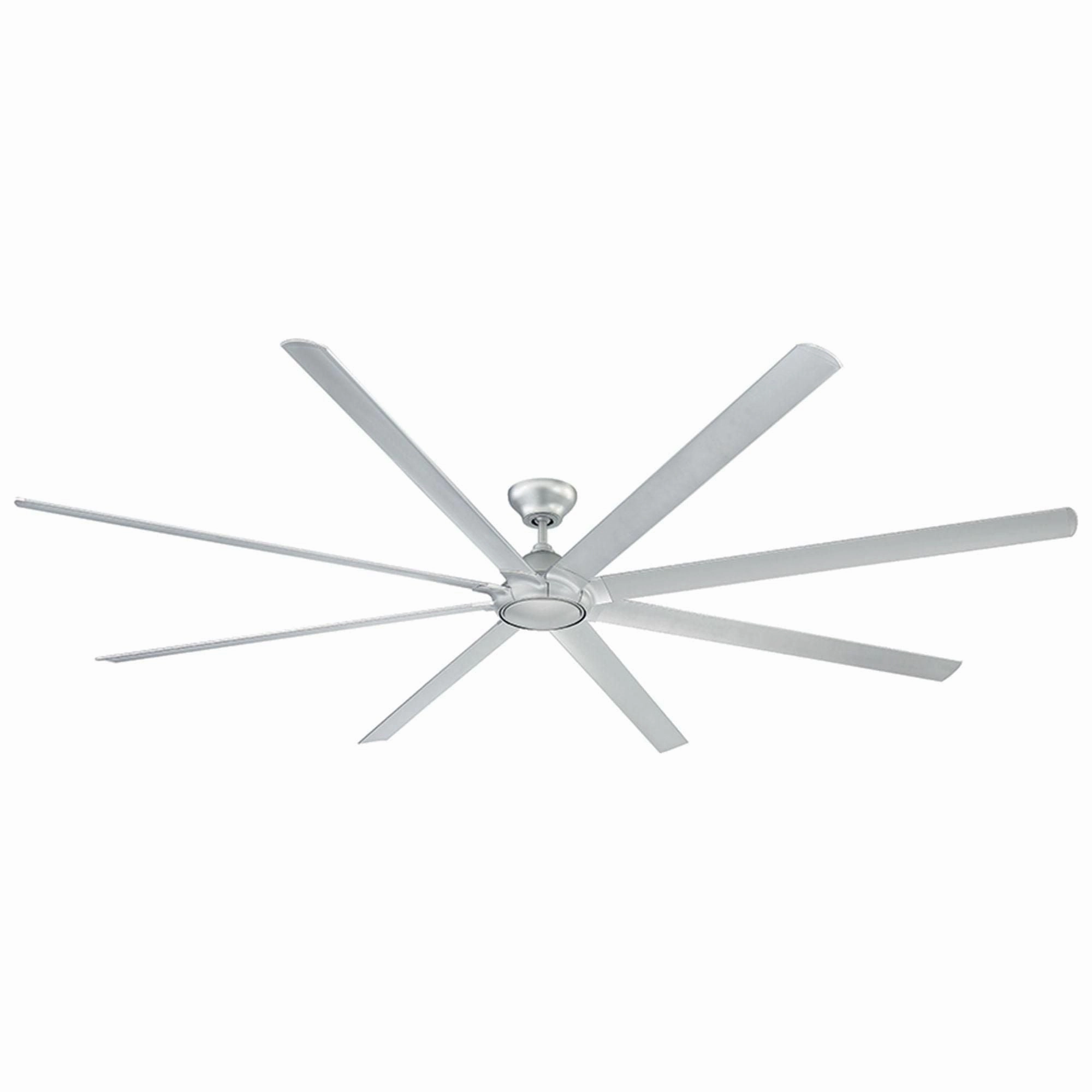 Hydra Indoor/Outdoor 8-Blade 120" Smart Ceiling Fan with LED Light Kit