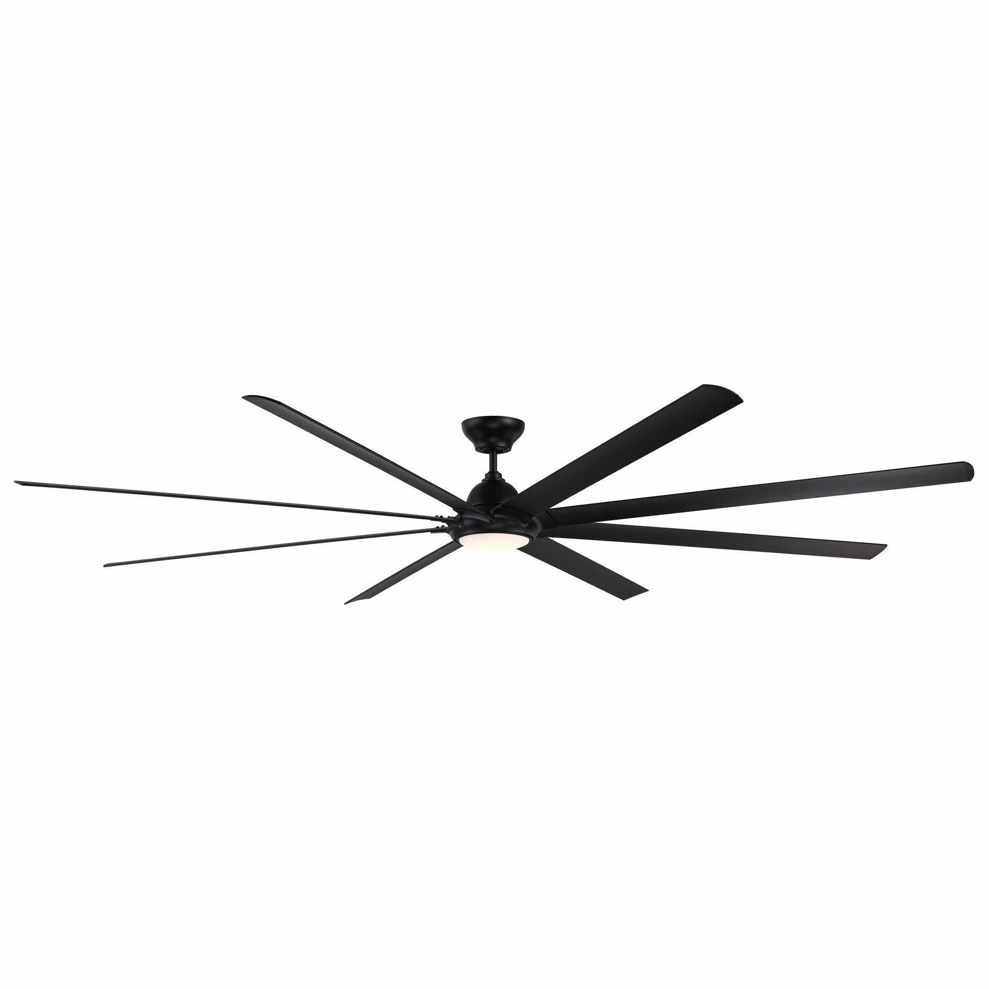 Hydra Indoor/Outdoor 8-Blade 120" Smart Ceiling Fan with LED Light Kit