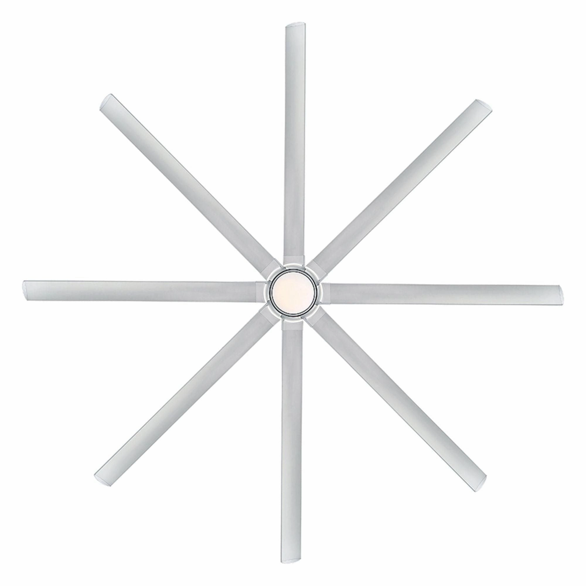 Hydra Indoor/Outdoor 8-Blade 120" Smart Ceiling Fan with LED Light Kit