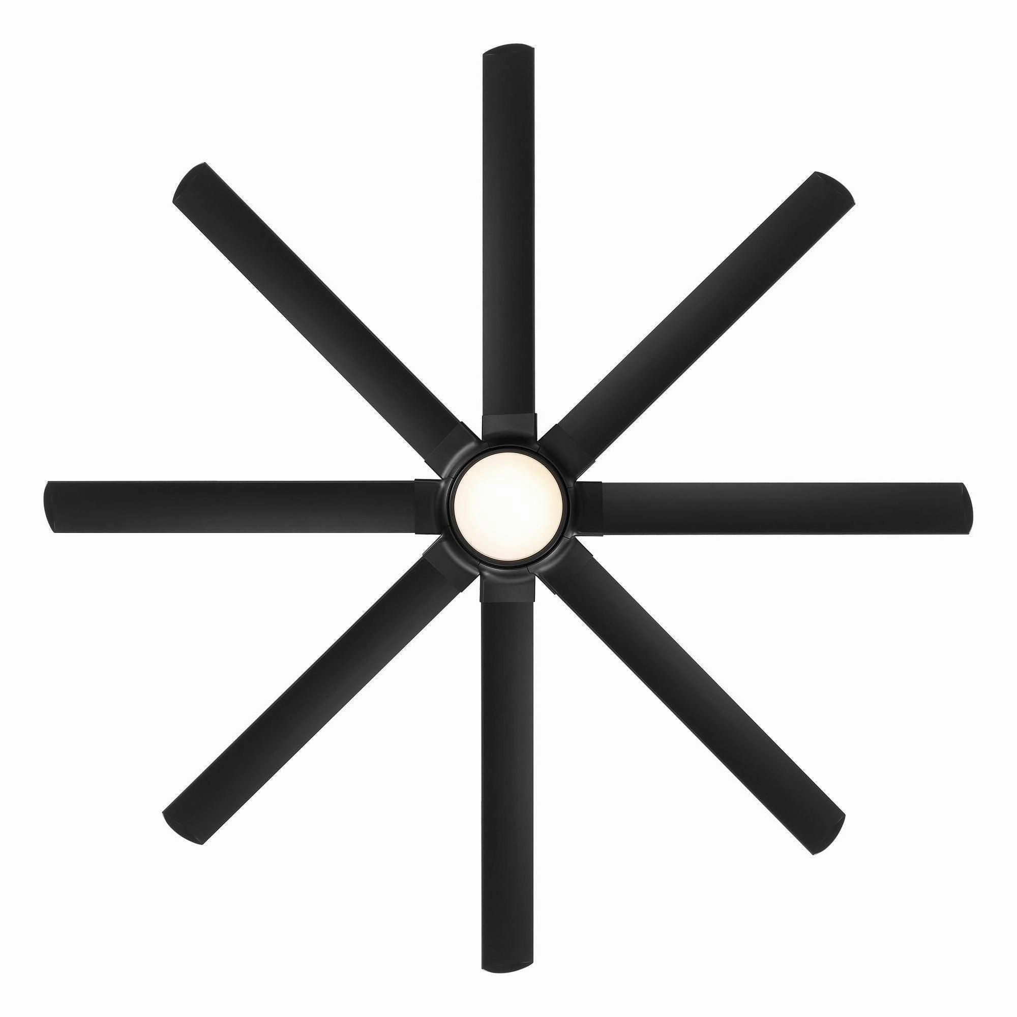 Hydra Indoor/Outdoor 8-Blade 80" Smart Ceiling Fan with LED Light Kit