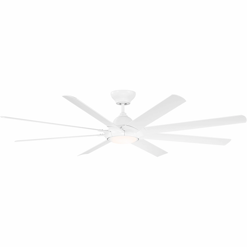 Hydra Indoor/Outdoor 8-Blade 80" Smart Ceiling Fan with LED Light Kit