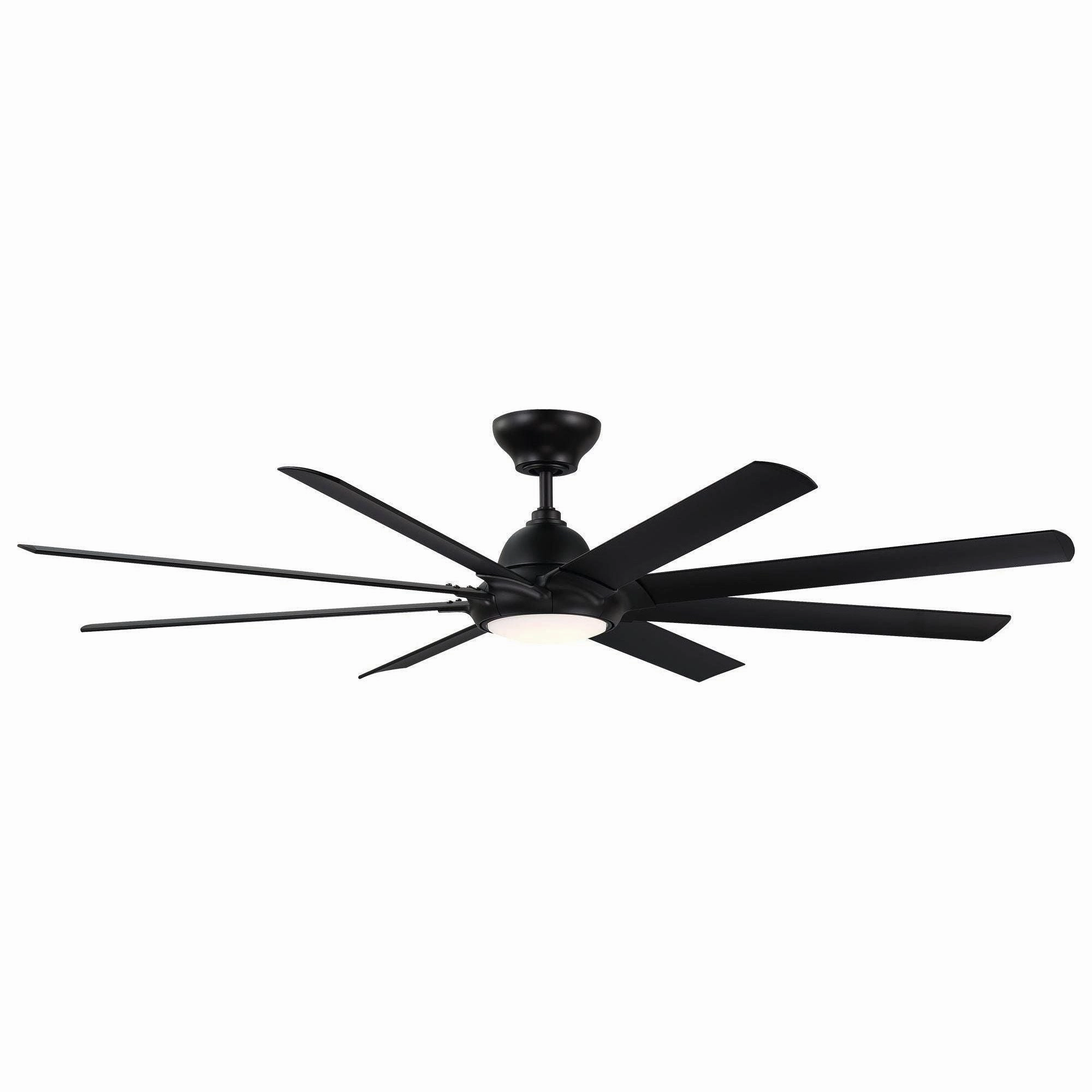Hydra Indoor/Outdoor 8-Blade 80" Smart Ceiling Fan with LED Light Kit