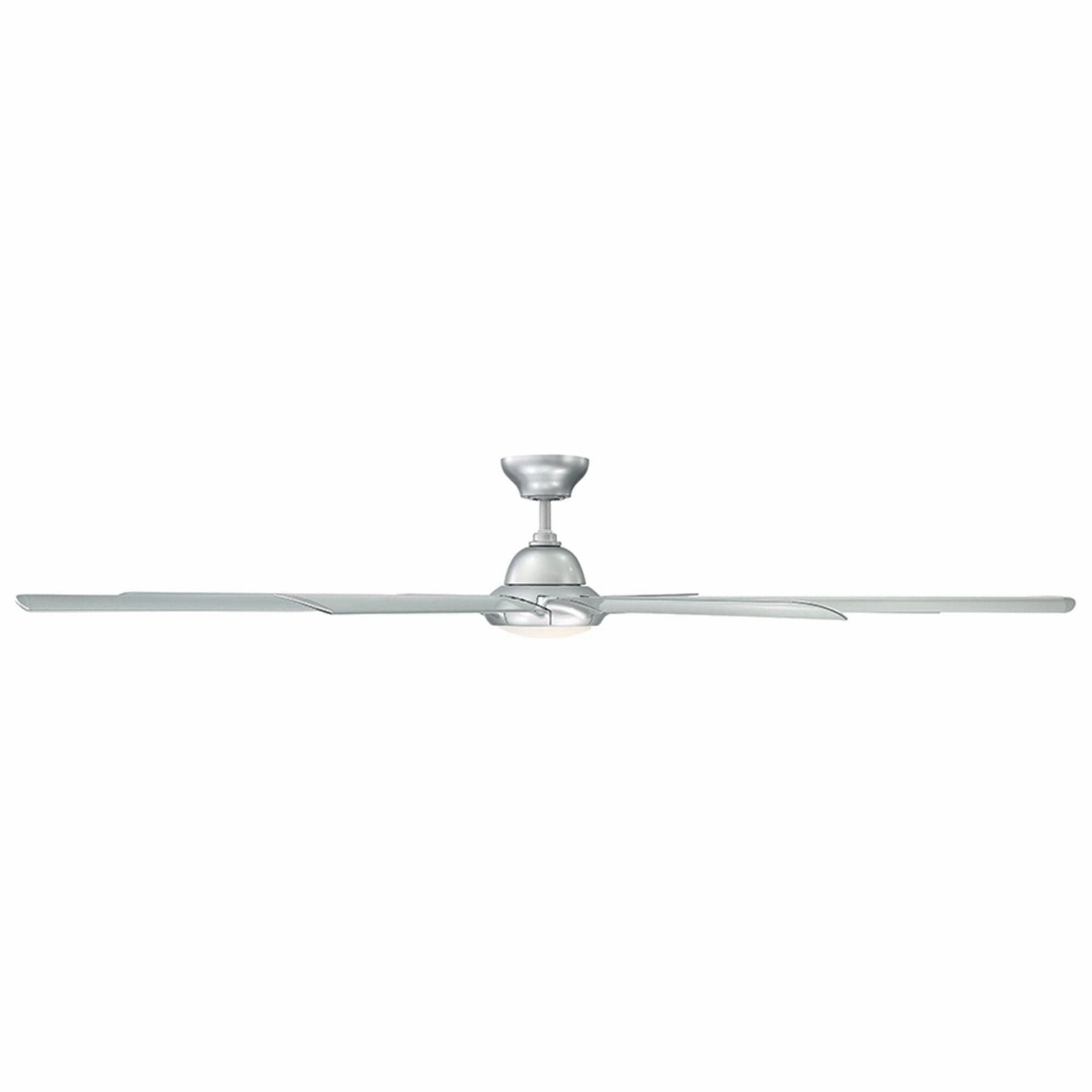 Hydra Indoor/Outdoor 8-Blade 80" Smart Ceiling Fan with LED Light Kit