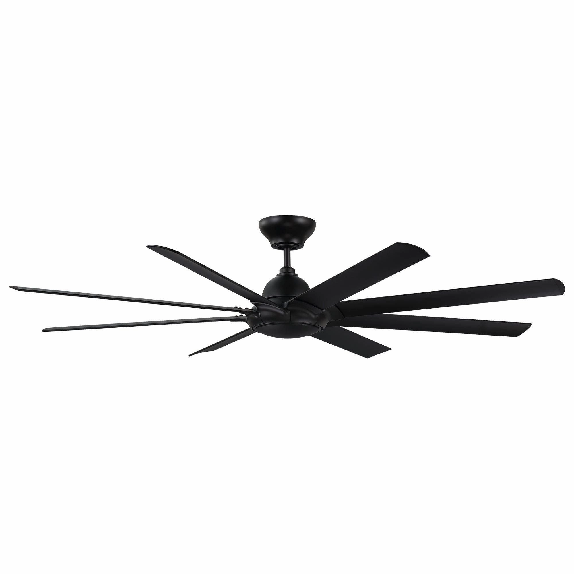 Hydra Indoor/Outdoor 8-Blade 80" Smart Ceiling Fan with LED Light Kit