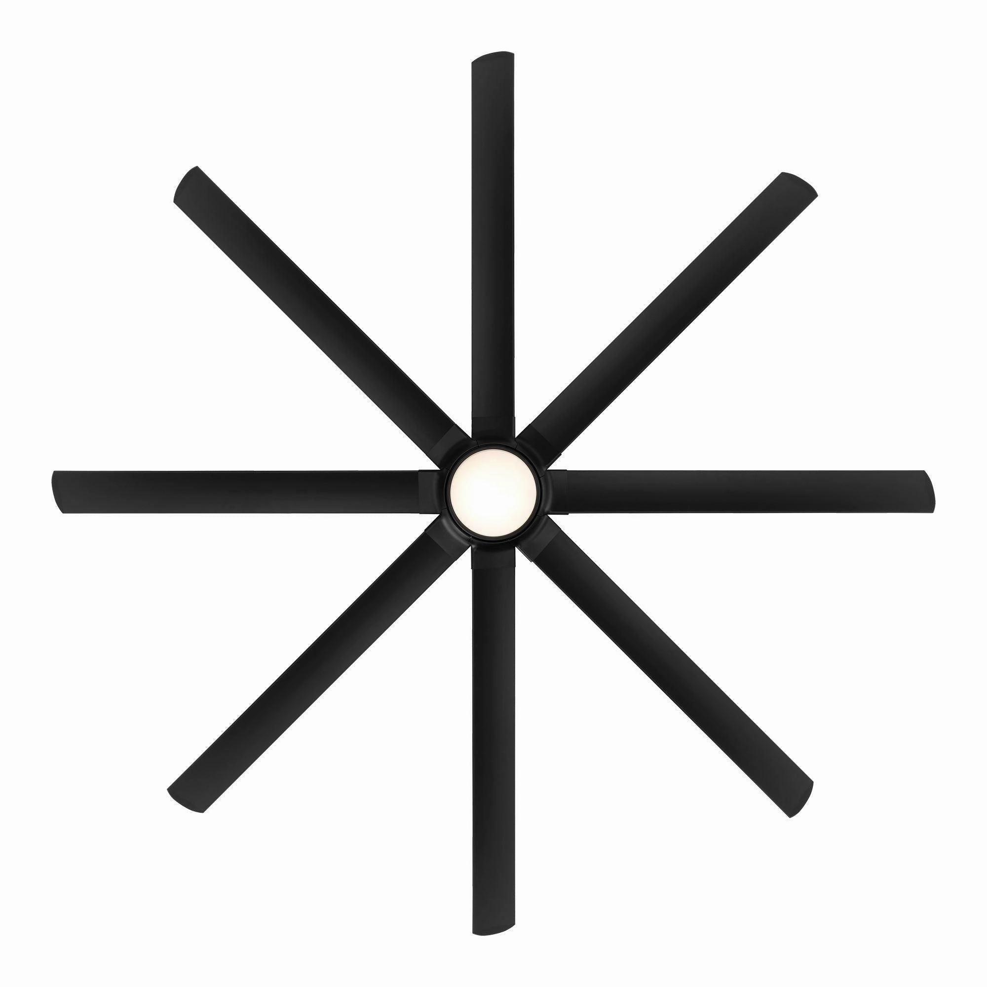 Hydra Indoor/Outdoor 8-Blade 96" Smart Ceiling Fan with LED Light Kit
