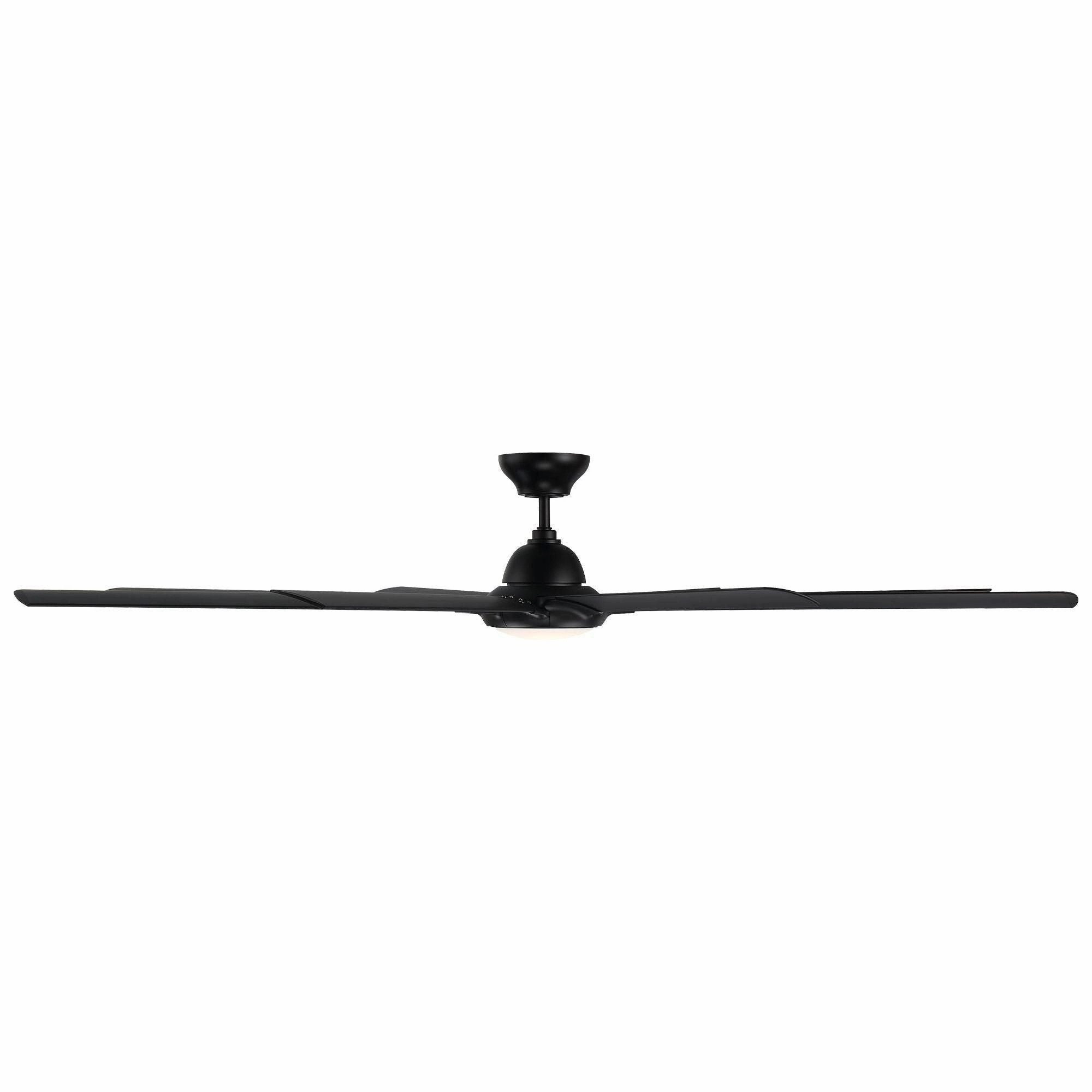Hydra Indoor/Outdoor 8-Blade 96" Smart Ceiling Fan with LED Light Kit