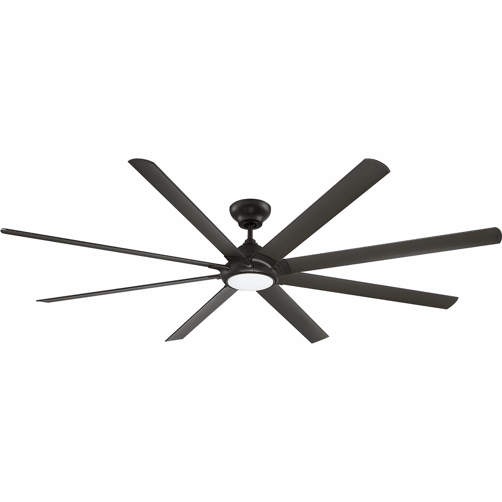 Hydra Indoor/Outdoor 8-Blade 96" Smart Ceiling Fan with LED Light Kit
