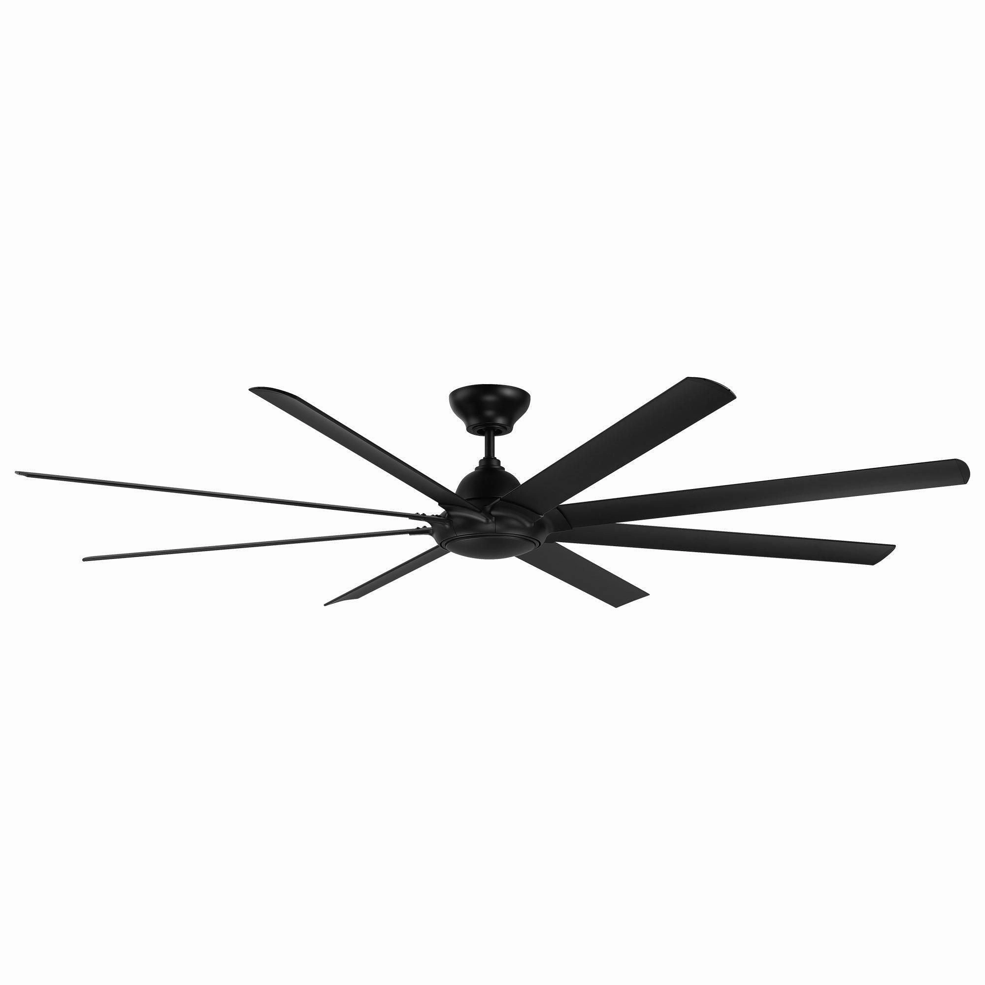 Hydra Indoor/Outdoor 8-Blade 96" Smart Ceiling Fan with LED Light Kit