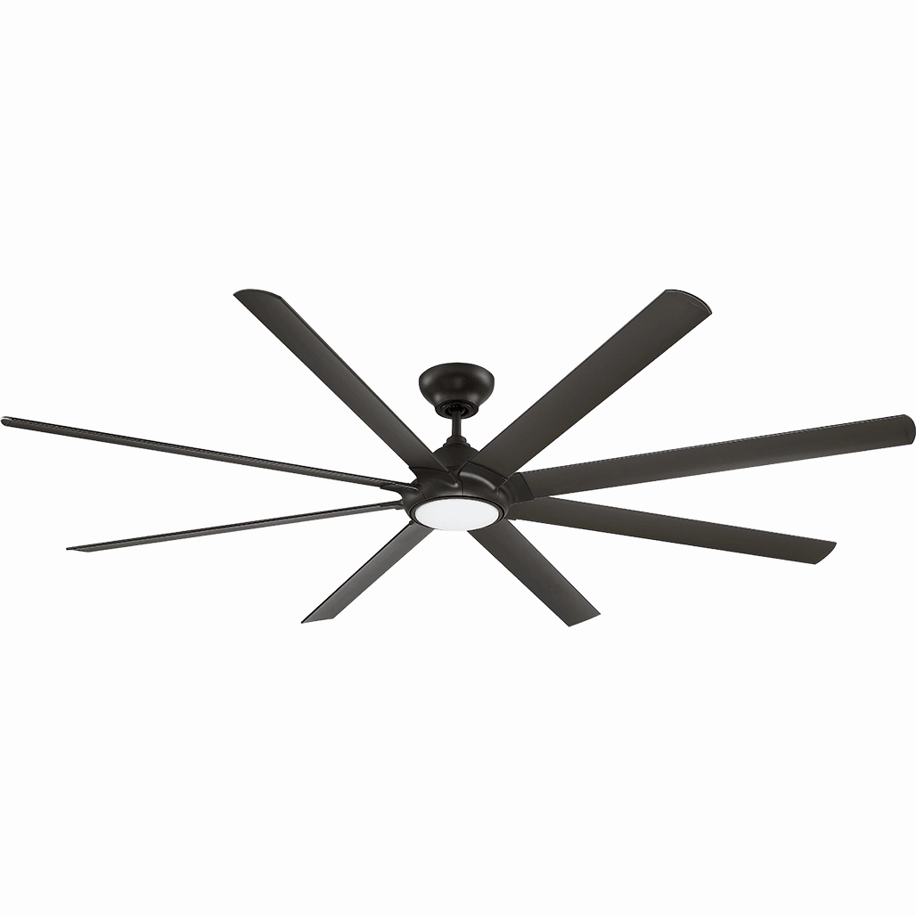 Hydra Indoor/Outdoor 8-Blade 96" Smart Ceiling Fan with LED Light Kit