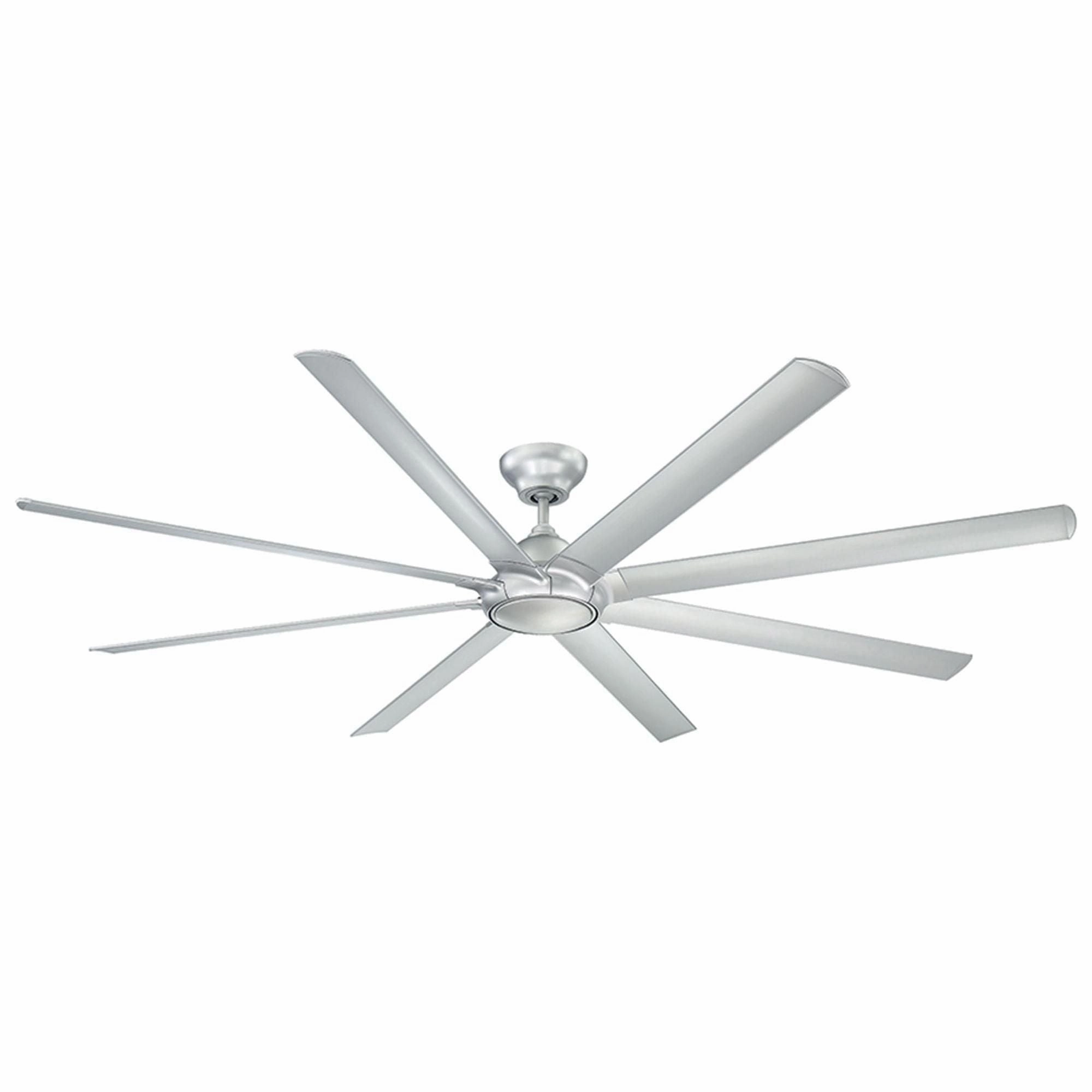 Hydra Indoor/Outdoor 8-Blade 96" Smart Ceiling Fan with LED Light Kit