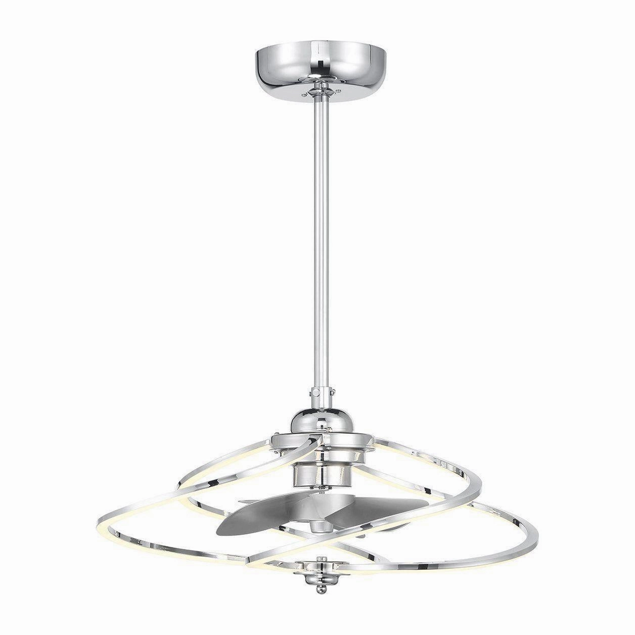 Hydra LED Fan D'Lier ceiling fans with integrated LED lighting
