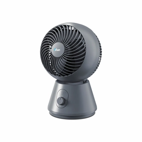 iFan 8" Air Circulator Fan  Concentrated Airflow, Desk Fan, Oscillation, Adjustable Tilt, Portable, Silent, 3-Speed, black, IF7400 usb desk fans for office or dorm use